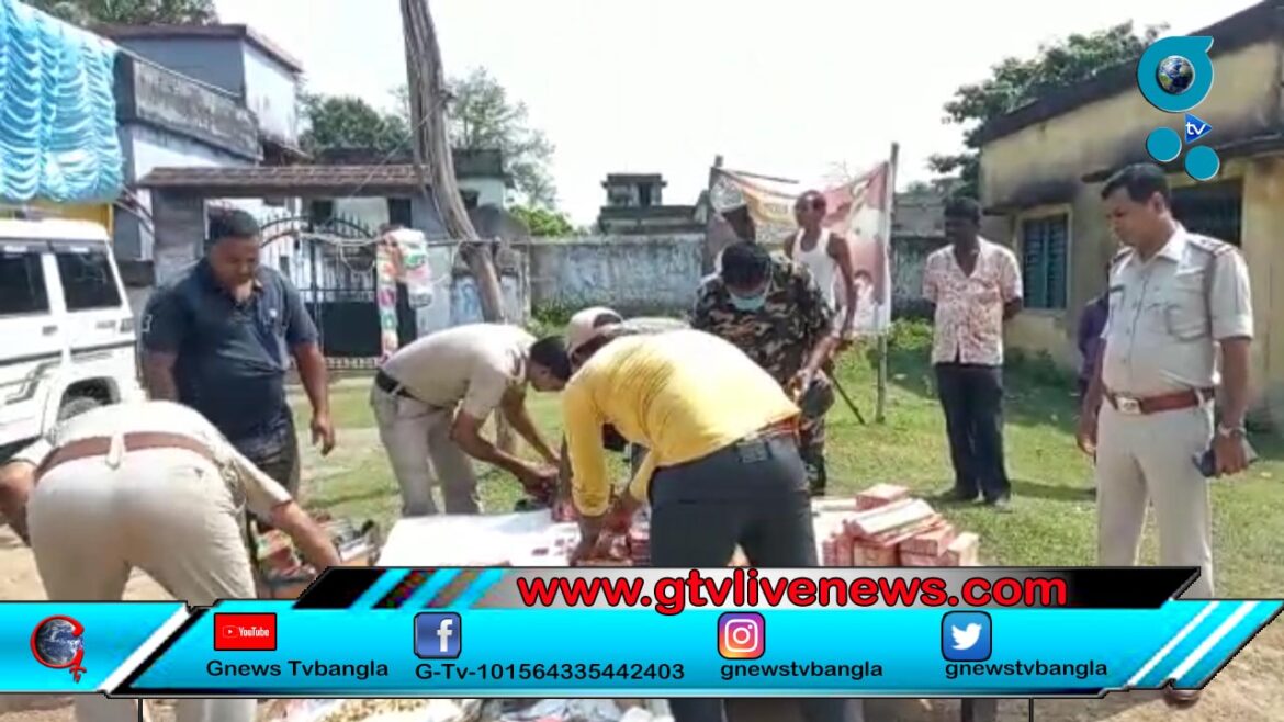 প্রকাশ্যে নিষিদ্ধ বাজি বিক্রি করতে গিয়ে আটক এক ব্যক্তি