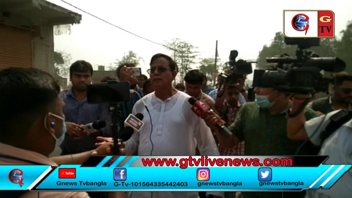 নারকীয়ভাবে নারী পুরুষ সহ ১০ জনকে পুড়িয়ে হত্যার এলাকা পরিদর্শনে আসলেন রাজ্যের বাম নেতা