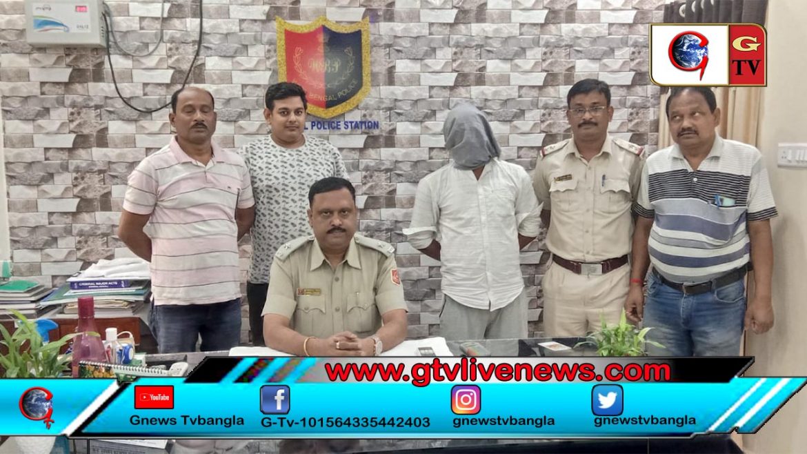 ASI Ranjit Bagdi of Domkal PS conducted raid near old BDO more and arrested one People